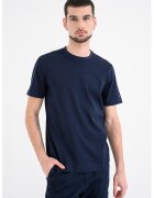 Tommy Hilfiger Tricou din bumbac organic - Albastru ultramarin