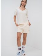 Tommy Hilfiger Tricou lejer cu decolteu in V - Galben pal