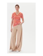 Tommy Hilfiger Tricou pentru femei - bumbac - portocaliu/alb -