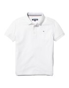 Tommy Hilfiger Tricou polo din amestec de bumbac organic - Alb