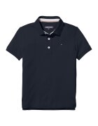 Tommy Hilfiger Tricou polo din amestec de bumbac organic - Bleumarin