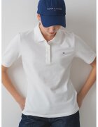 Tommy Hilfiger Tricou polo regular fit cu logo discret - Alb