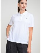 Tommy Hilfiger Tricou polo regular fit cu logo discret - Alb optic