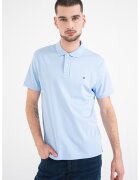 Tommy Hilfiger Tricou polo regular fit din bumbac - Albastru glaciar