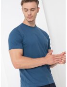 Tommy Hilfiger Tricou regular-fit cu decolteu la baza gatului Essential - Albastru inchis