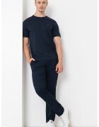 Tommy Hilfiger Tricou regular fit cu logo discret - Albastru ultramarin