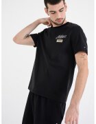 Tommy Hilfiger Tricou slim-fit cu imprimeu logo - Negru