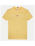Tommy Hilfiger Tricou Unisex Copii - Galben - 100% bumbac - 14 ani