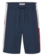Tommy Jeans Bermude relaxed fit cu model colorblock - Bleumarin