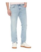 Tommy Jeans Blugi barbati - bumbac/elastan - albastru deschis