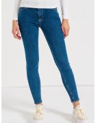 Tommy Jeans Blugi crop skinny - Albastru