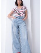 Tommy Jeans Blugi cu croiala ampla - Albastru pal
