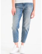 Tommy Jeans Blugi mom fit cu talie inalta Ultra - Albastru prafuit