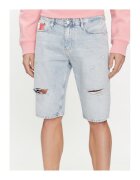 Tommy Jeans Blugi scurti barbati - bumbac - albastru deschis