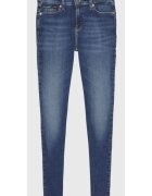 Tommy Jeans Blugi Skinny cu aspect decolorat cu talie medie