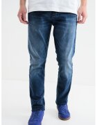 Tommy Jeans Blugi slim fit cu croiala conica - Bleumarin