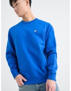 Tommy Jeans Bluza de trening cu decolteu la baza gatului si logo - Albastru royal