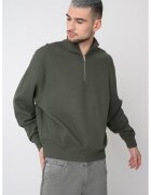 Tommy Jeans Bluza de trening de bumbac cu logo discret - Verde