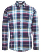Tommy Jeans Camasa cu carouri Essential - Bleumarin