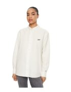 Tommy Jeans Camasa dama - bumbac organic - alb -