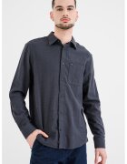 Tommy Jeans Camasa regular fit din bumbac cu model uni - Gri inchis melange