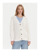 Tommy Jeans Cardigan dama - Bumbac organic - Ecru