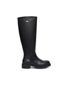 Tommy Jeans Cizme dama - piele naturala - negru