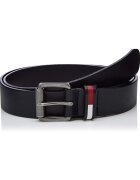 Tommy Jeans Curea de piele ecologica cu detaliu logo -