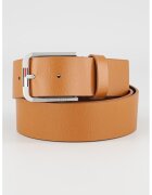 Tommy Jeans Curea uni de piele - Maro scortisoara