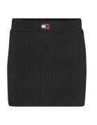Tommy Jeans Fusta dama - Poliester - Negru - Negru