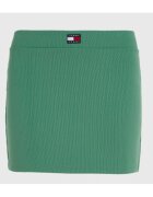 Tommy Jeans Fusta dama - Poliester - Verde - Verde