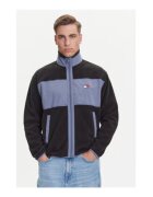 Tommy Jeans Geaca barbati - neagra - 100% poliester reciclat