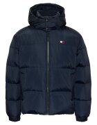 Tommy Jeans Geaca cu logo supradimensionat - Bleumarin