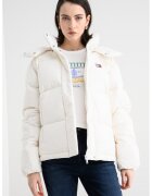 Tommy Jeans Geaca cu umplutura de puf Alaska - Alb