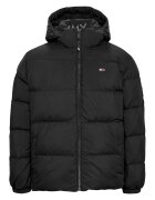 Tommy Jeans Geaca cu umplutura de puf si gluga - Negru