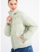 Tommy Jeans Geaca cu vatelina si buzunare laterale - Verde pal