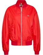Tommy Jeans Geaca dama - Poliester - Rosu - Portocaliu