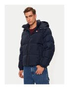 Tommy Jeans Geaca de puf barbati - bleumarin - 100% poliester reciclat -