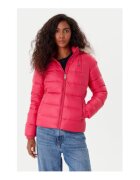 Tommy Jeans Geaca de puf Femei - poliester - roz -