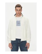 Tommy Jeans Geaca de tranzitie barbati - alb - 100% nailon reciclat