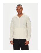 Tommy Jeans Geaca de tranzitie - bej - 100% nailon reciclat -