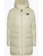 Tommy Jeans Geaca lunga cu gluga cu umplutura de pene