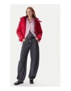 Tommy Jeans Geaca puf Femei - Rosu - 100% poliester reciclat - Rosu