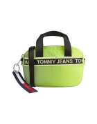 Tommy Jeans Geanta crossbody compacta cu logo - Verde lime