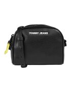Tommy Jeans Geanta crossbody de piele ecologica - Negru