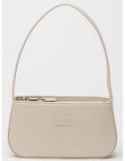Tommy Jeans Geanta de piele ecologica cu bareta de umar si fermoar - Bej - 22 x 12 x 4 cm