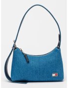 Tommy Jeans Geanta din denim cu bareta de umar si logo - Albastru