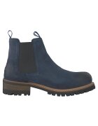 Tommy Jeans Ghete Chelsea pentru barbati - Piele naturala - Albastru inchis -