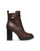 Tommy Jeans Ghete dama 305553577 - Piele naturala - Maro -
