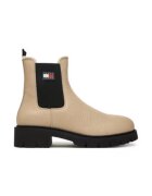 Tommy Jeans Ghete dama - piele naturala - bej